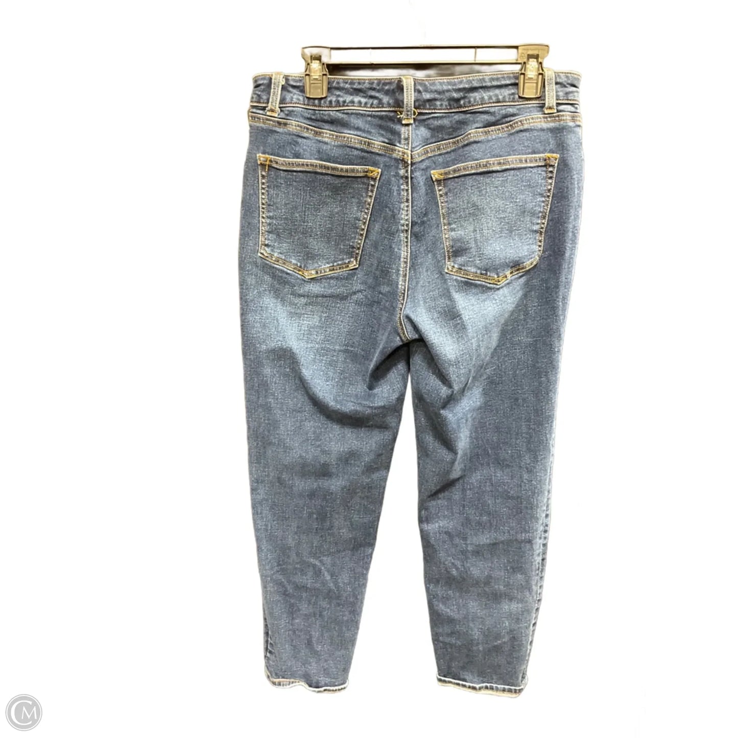 Jeans Straight By Talbots In Blue Denim, Size: 8