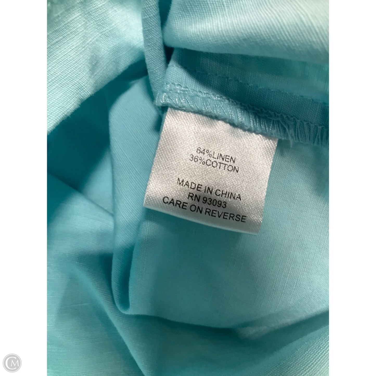 Top Sleeveless By Tyler Boe In Aqua, Size: Xs