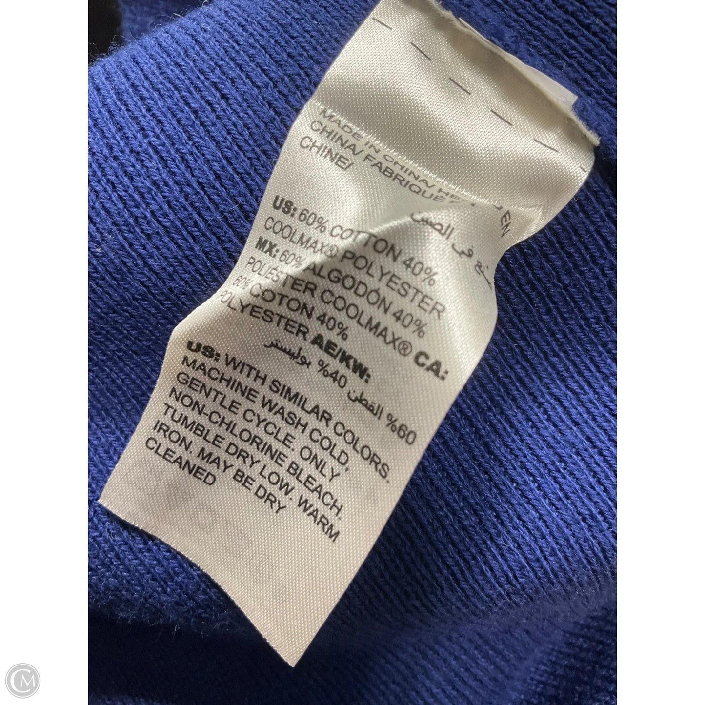 Sweater By Chicos In Navy, Size: Xxl