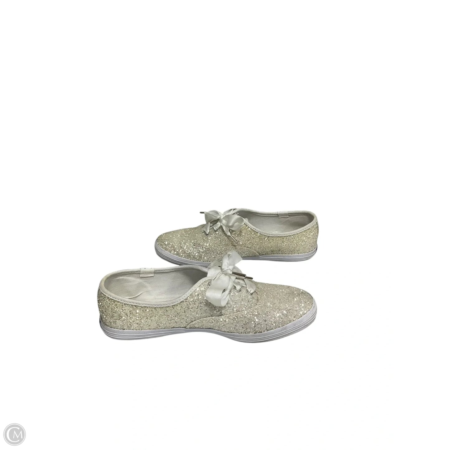Shoes Designer By Kate Spade In Silver, Size: 7