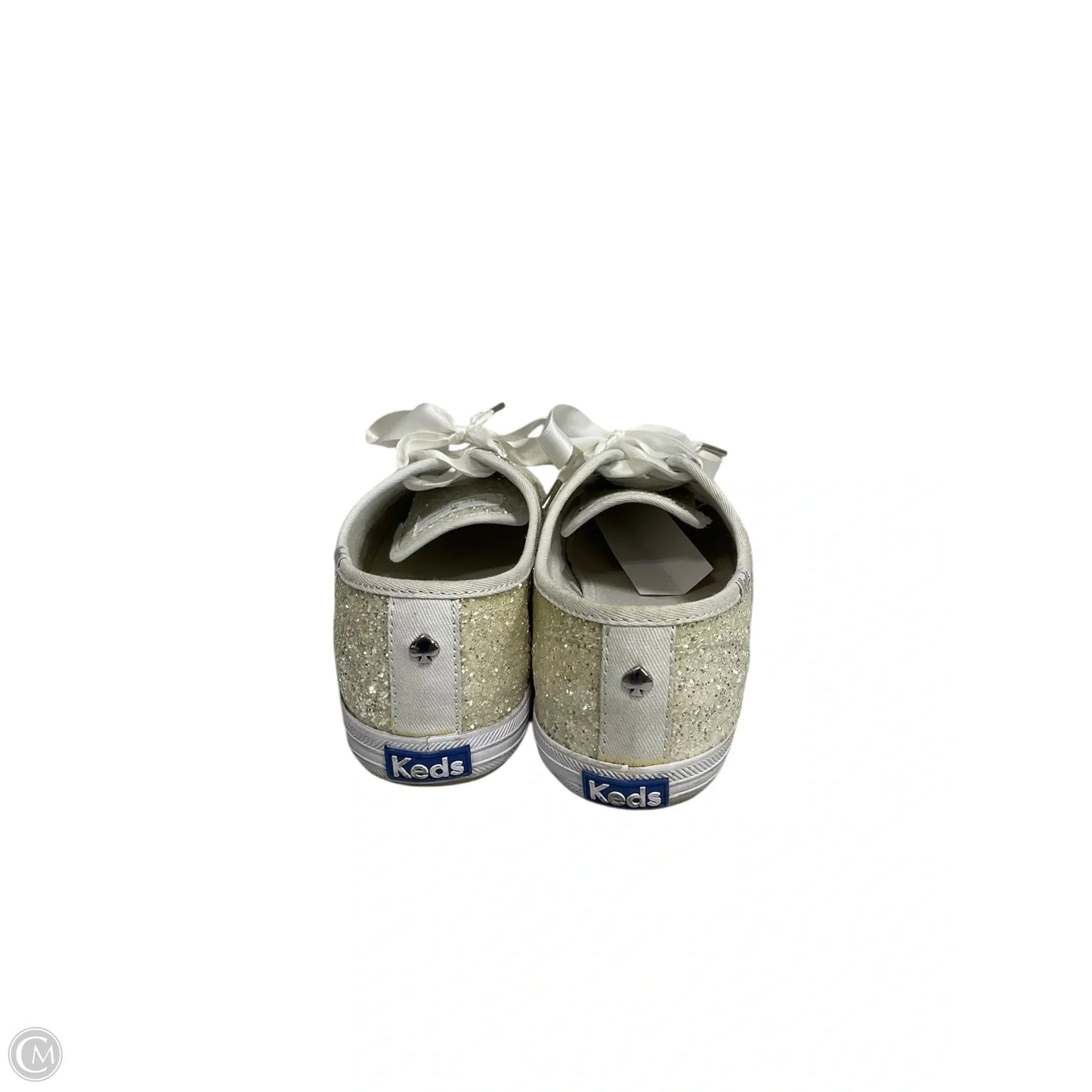 Shoes Designer By Kate Spade In Silver, Size: 7