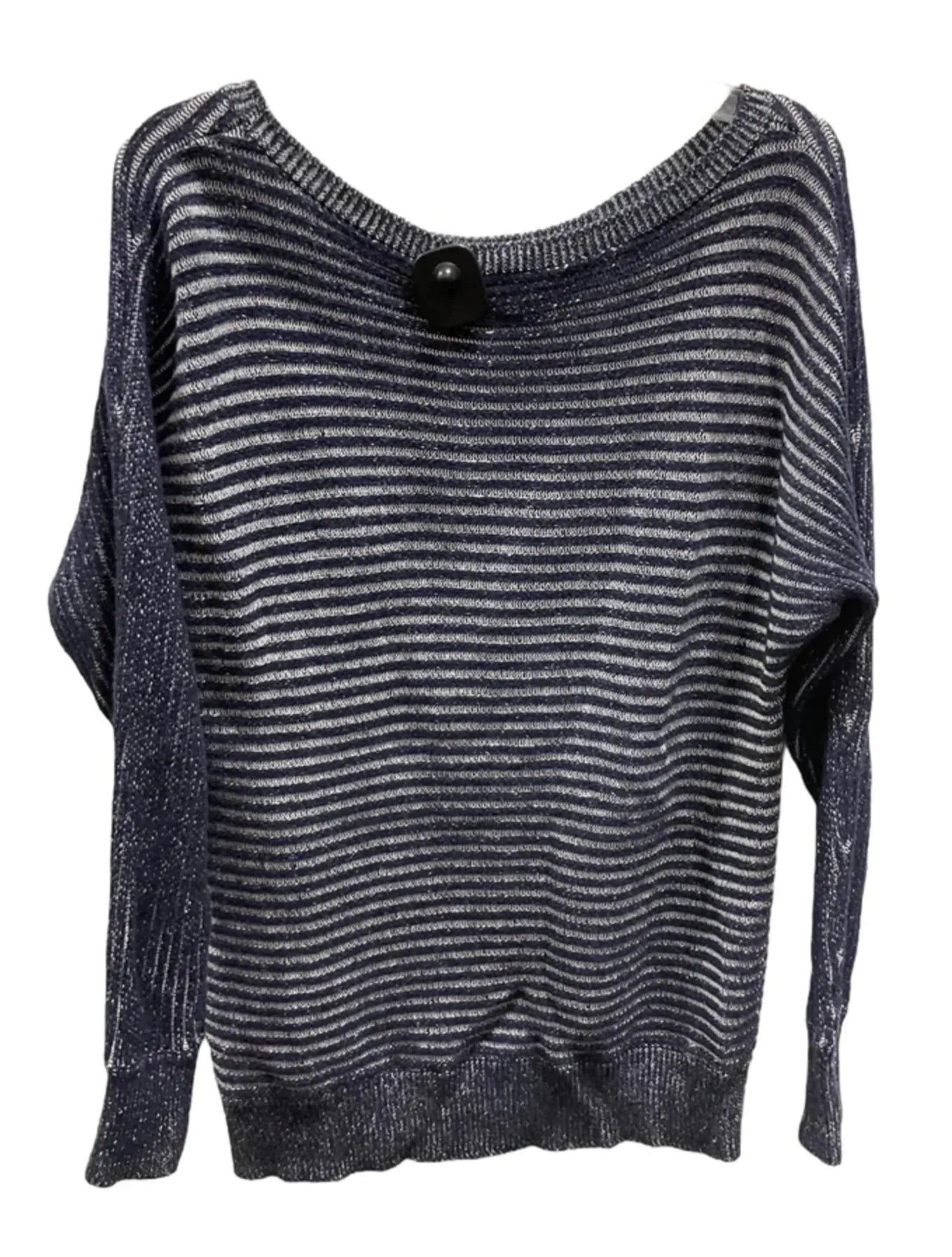 Sweater By Gap In Blue & White, Size: M