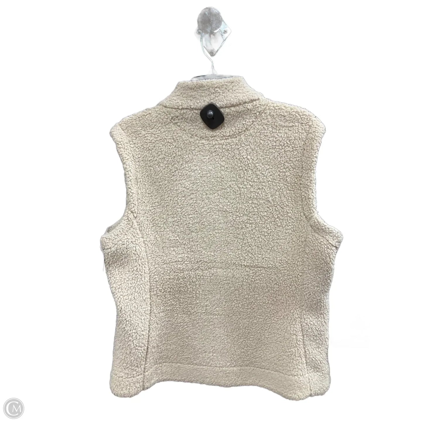 Vest Faux Fur & Sherpa By Calvin Klein In Beige, Size: Osfm