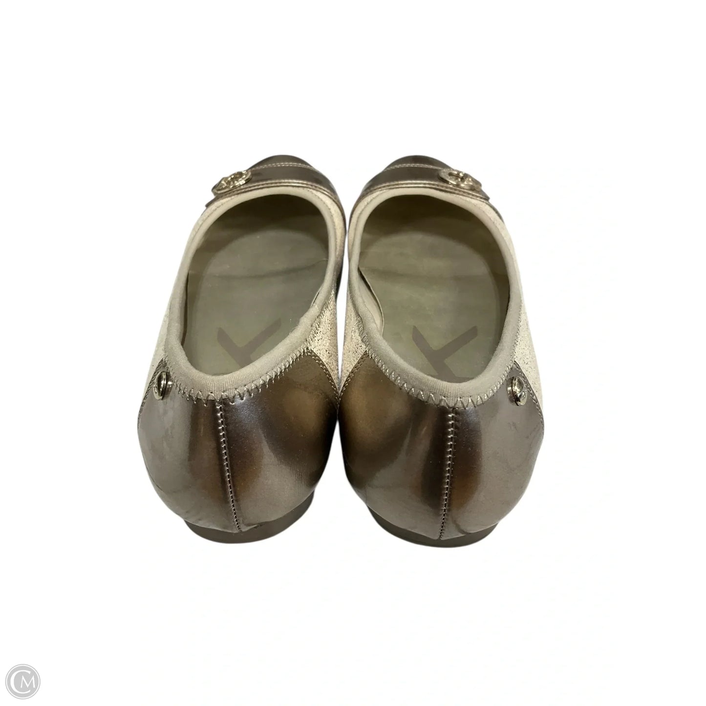 Shoes Flats By Calvin Klein In Cream, Size: 9