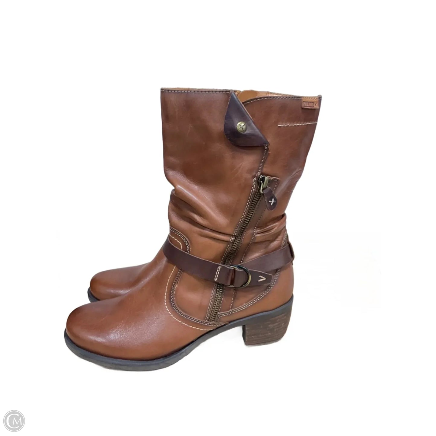 Boots Leather By Pikolinos In Brown, Size: 7.5