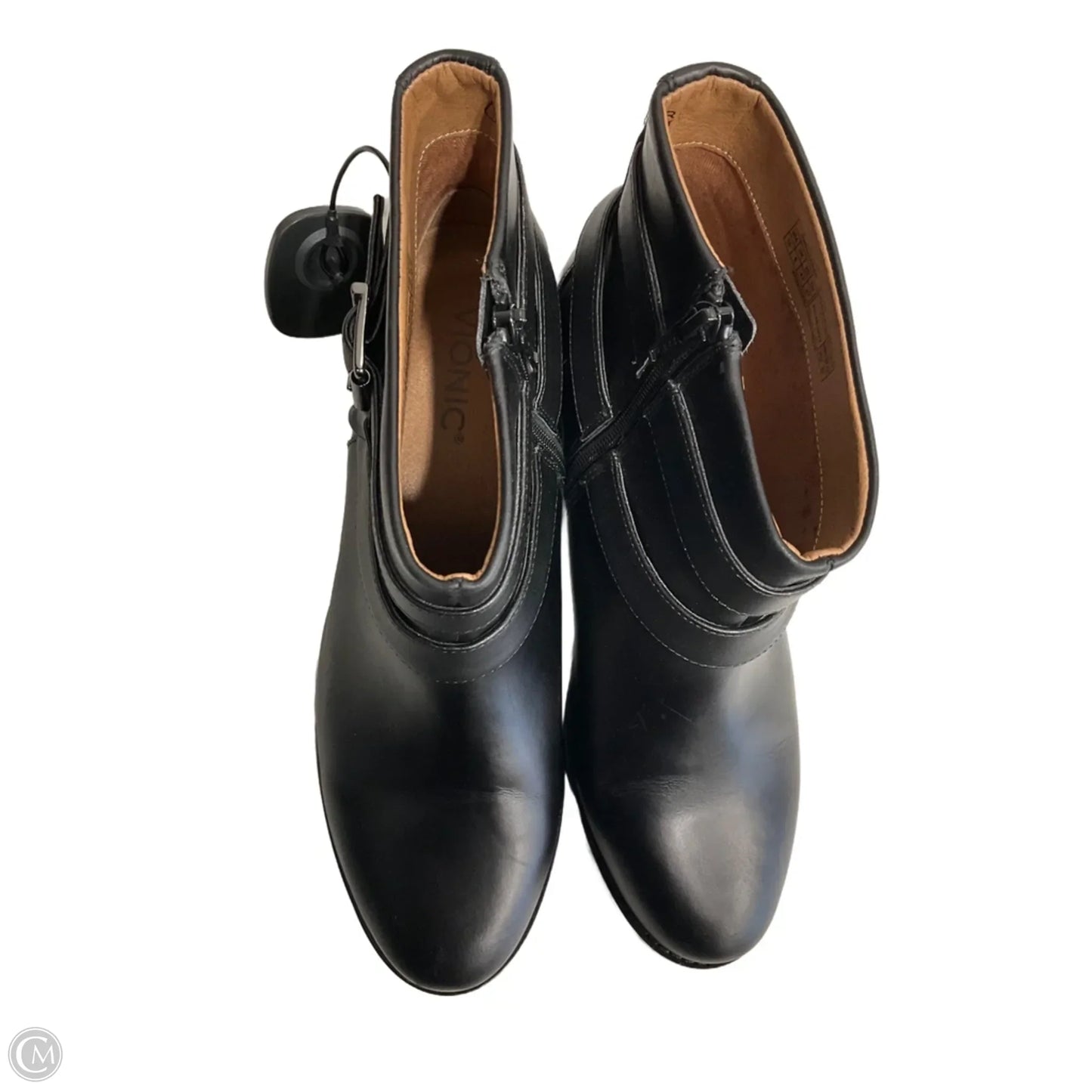 Boots Ankle Heels By Vionic In Black, Size: 10