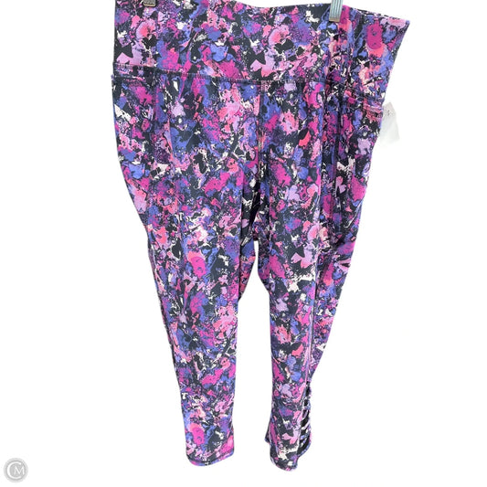 Athletic Leggings By Livi Active In Multi-colored, Size: 1x