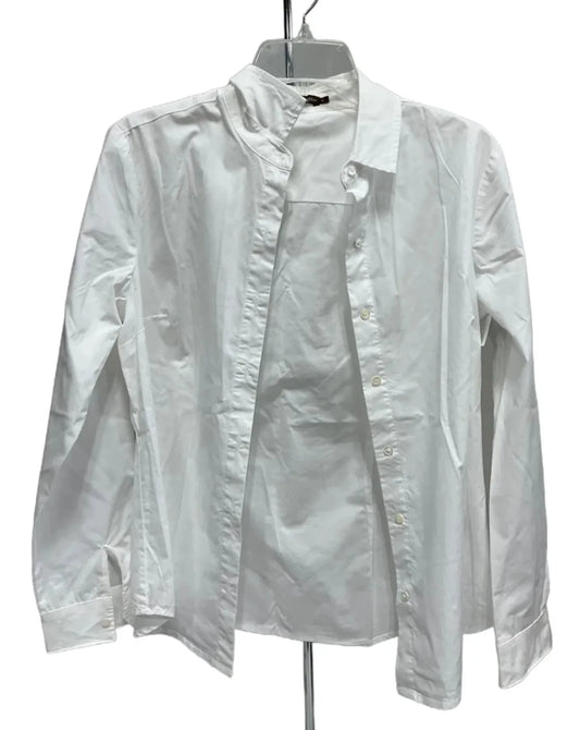 Blouse Long Sleeve By J Mclaughlin In White, Size: 6
