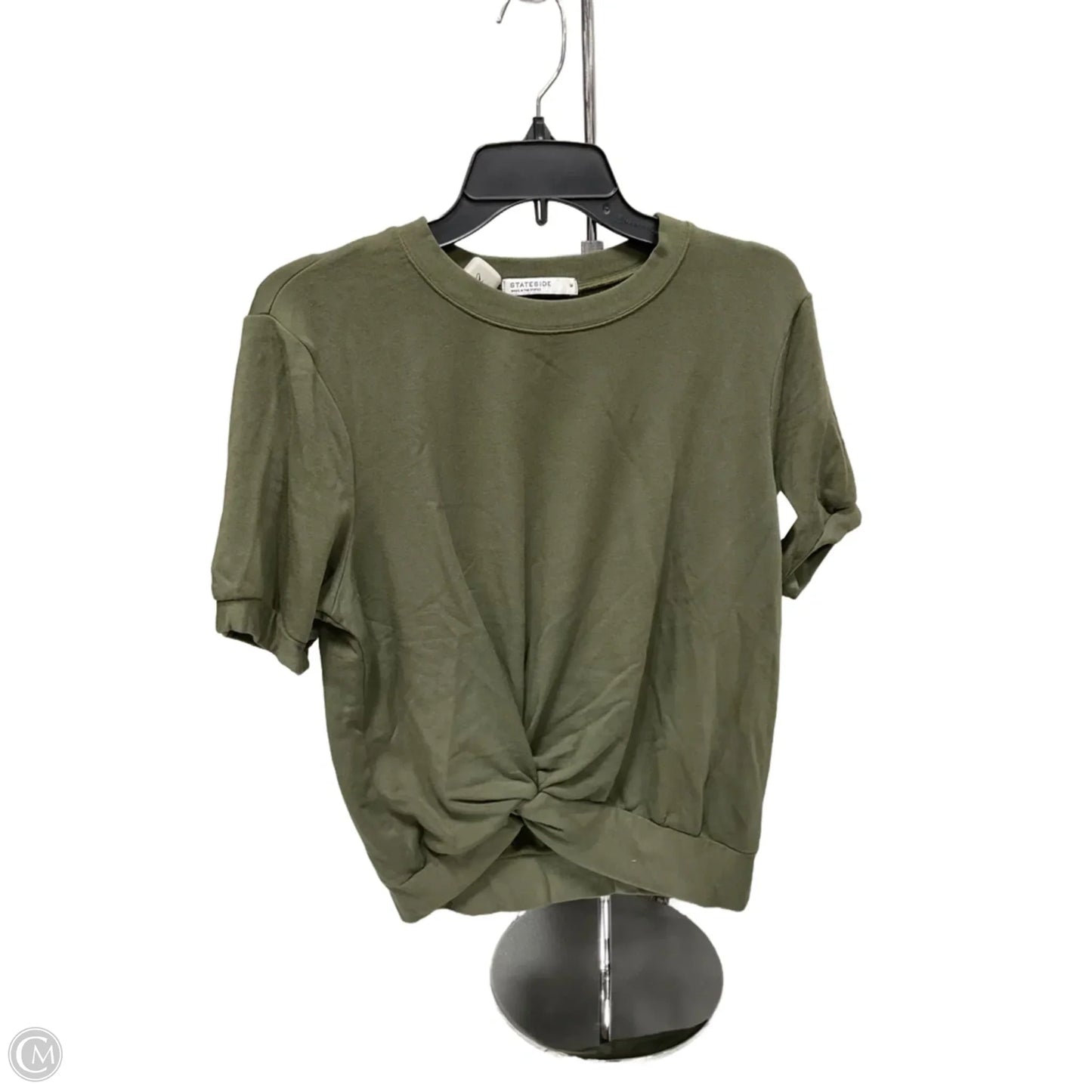 Top Short Sleeve By Stateside In Green, Size: M
