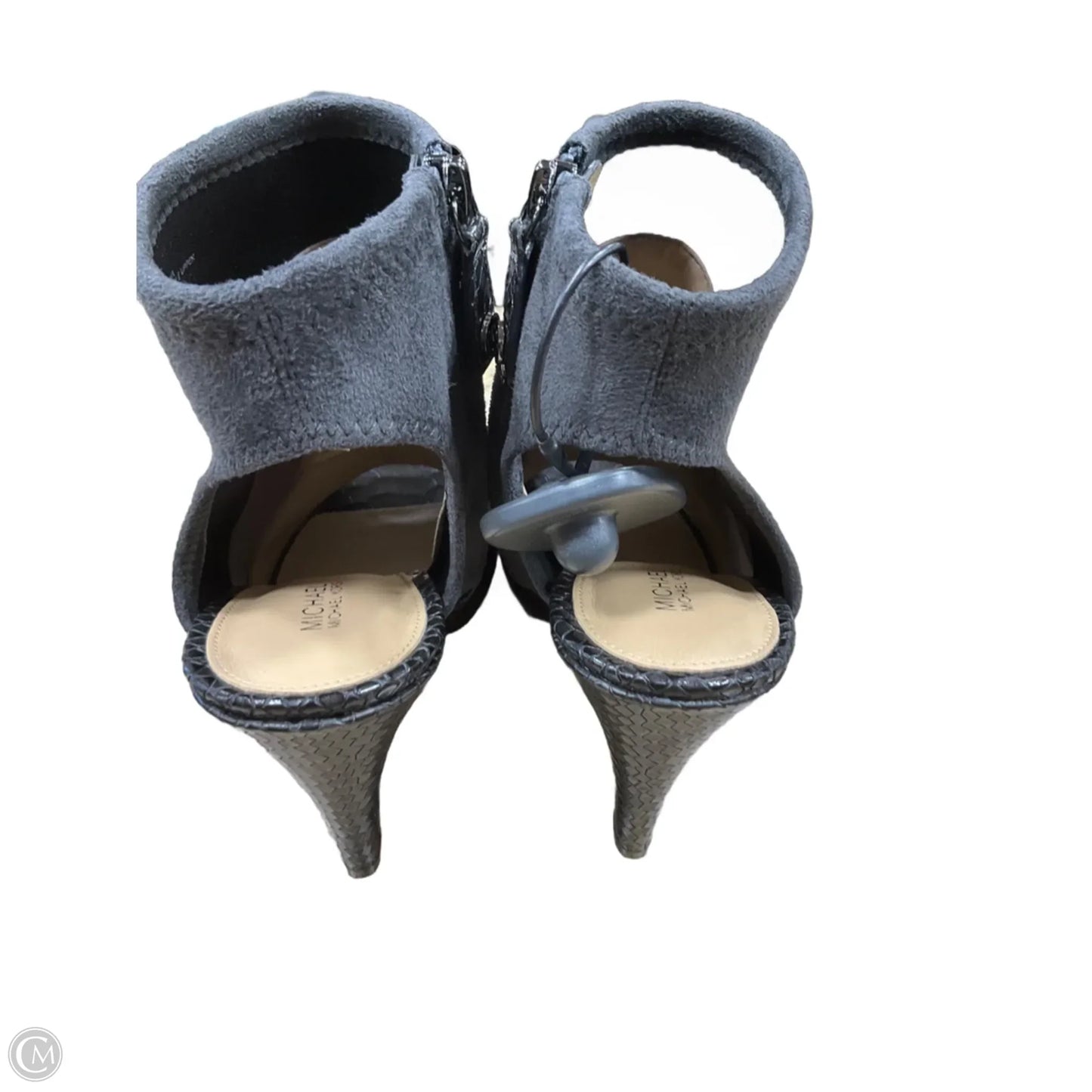 Shoes Designer By Michael Kors In Black & Grey, Size: 7.5