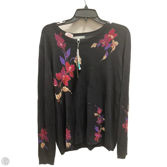 Top Long Sleeve By Daniel Rainn In Black, Size: Xxl