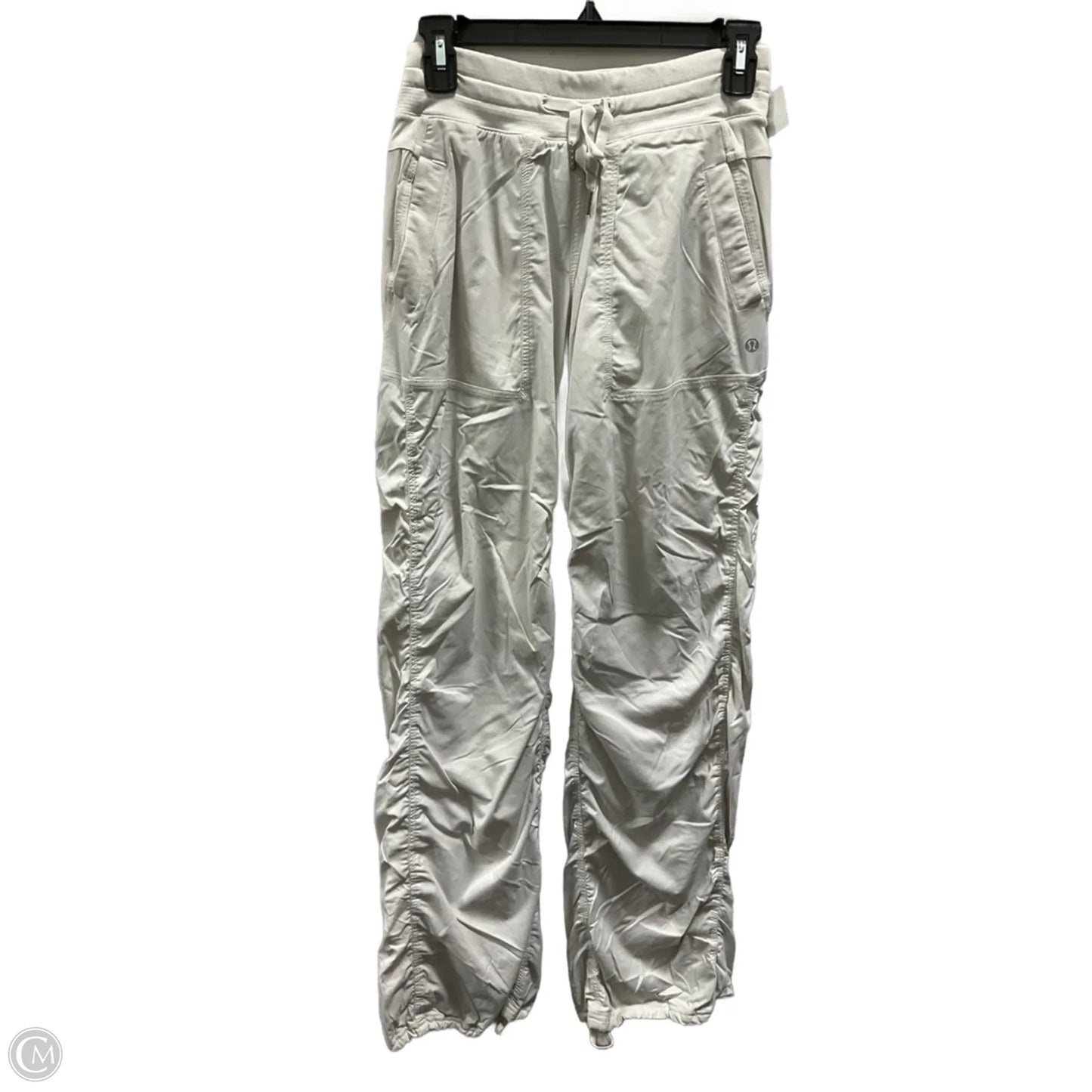 Athletic Pants By Lululemon In White, Size: Xs