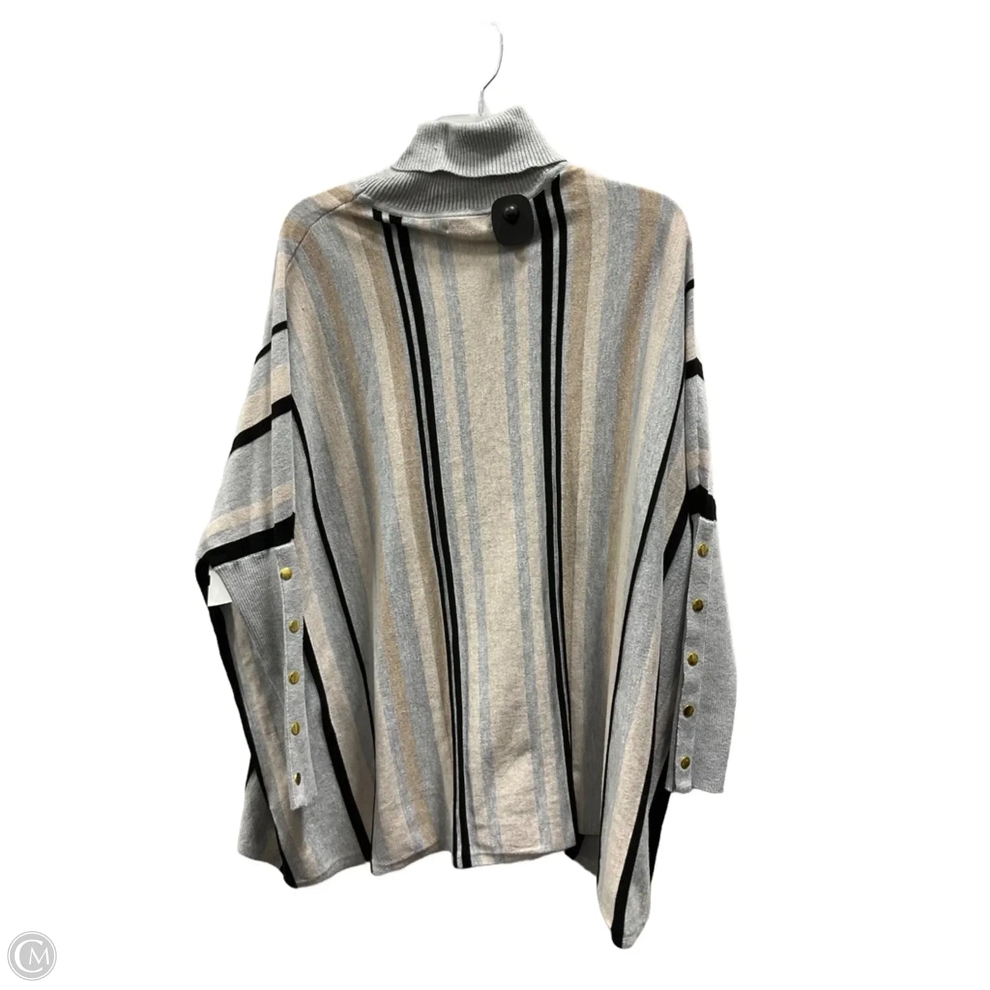 Top Long Sleeve By Joseph A. In Striped Pattern, Size: L