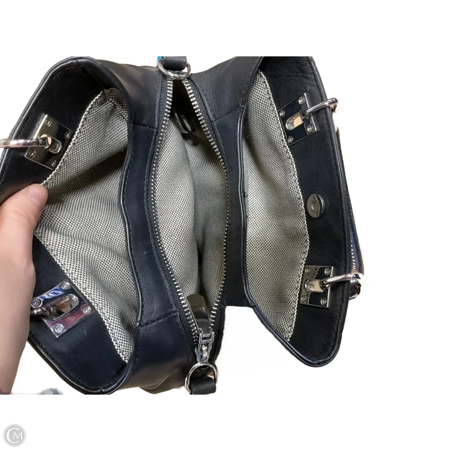 Handbag Leather By Vince Camuto, Size: Small