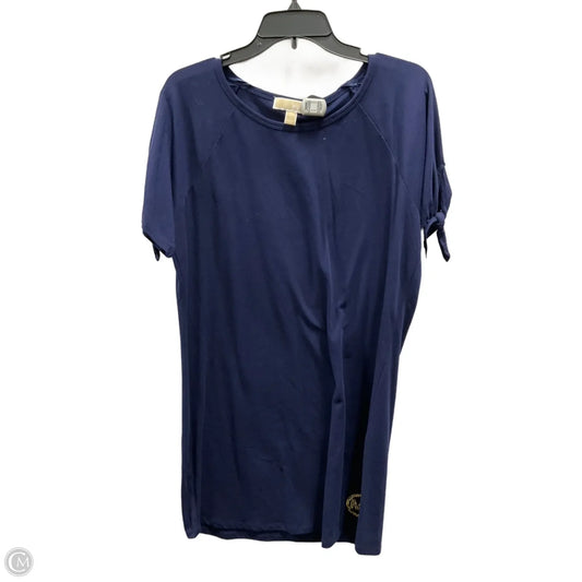 Dress Casual Midi By Michael By Michael Kors In Navy, Size: L