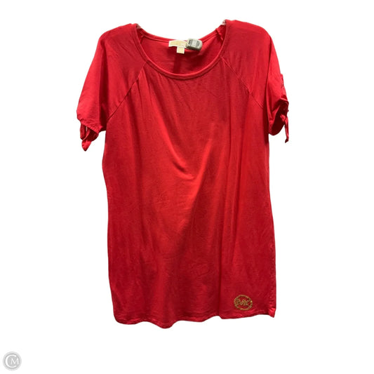 Dress Casual Midi By Michael By Michael Kors In Red, Size: L