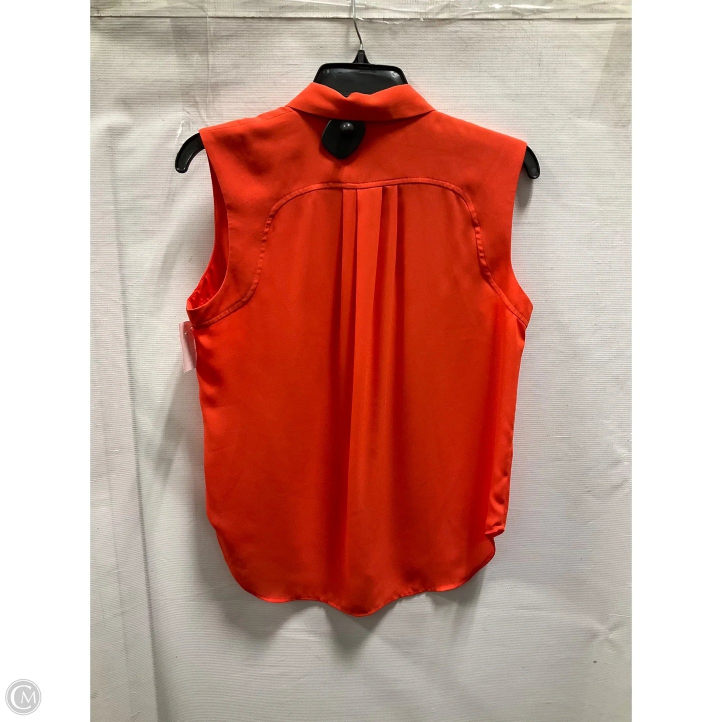 Blouse Sleeveless By Halogen In Orange, Size: S
