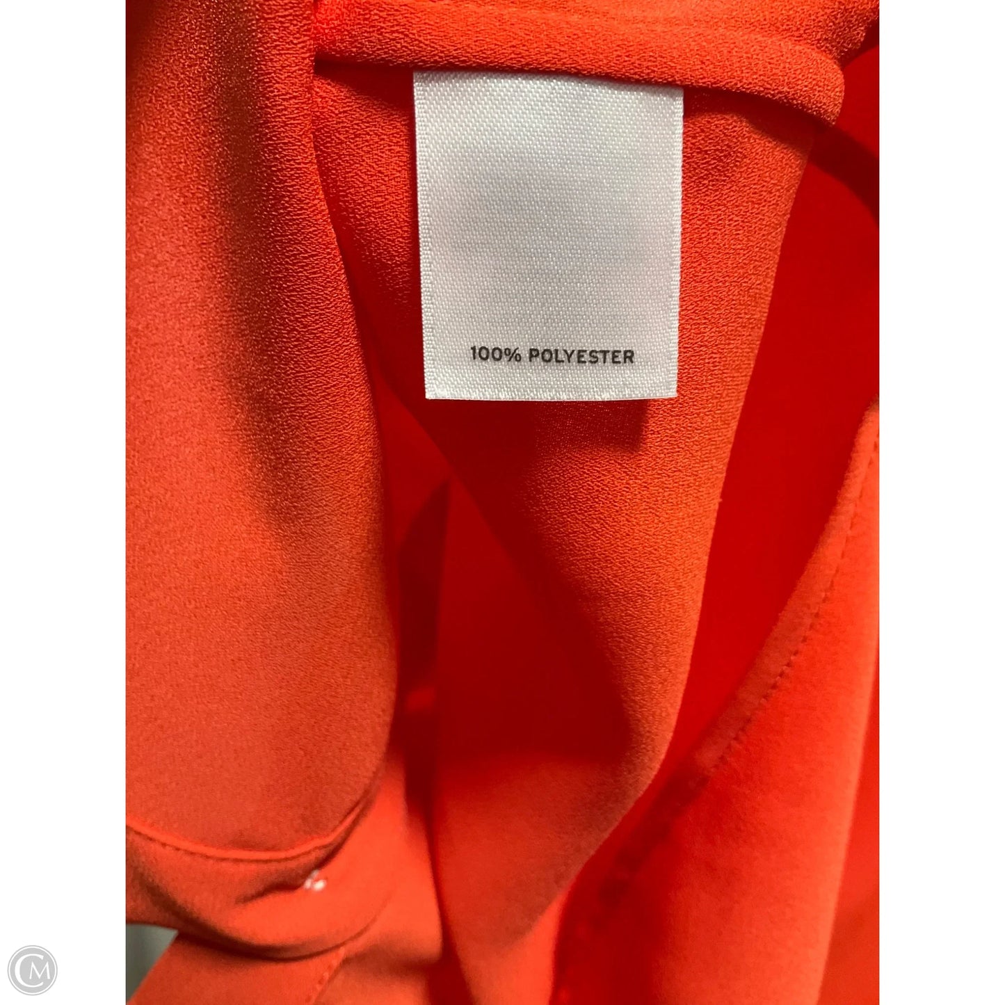 Blouse Sleeveless By Halogen In Orange, Size: S