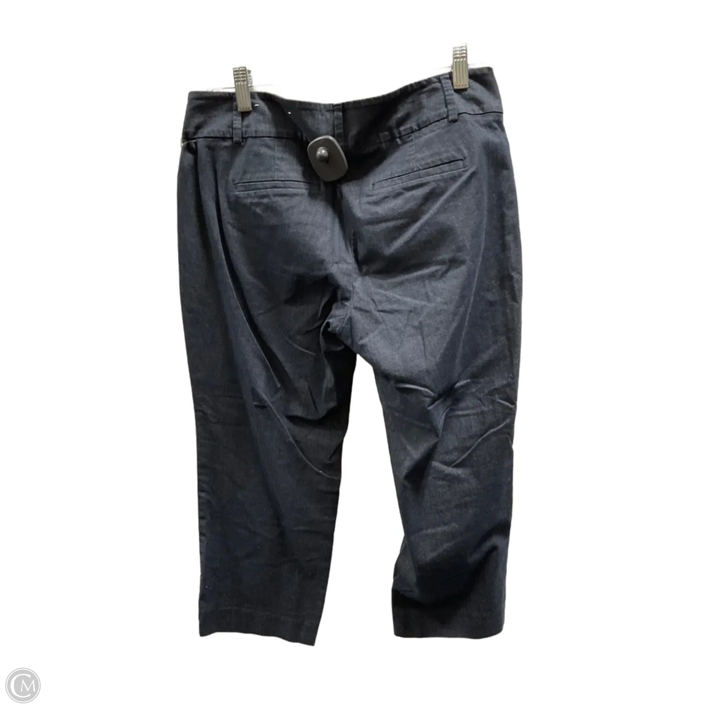 Pants Cropped By Loft In Grey, Size: 4p