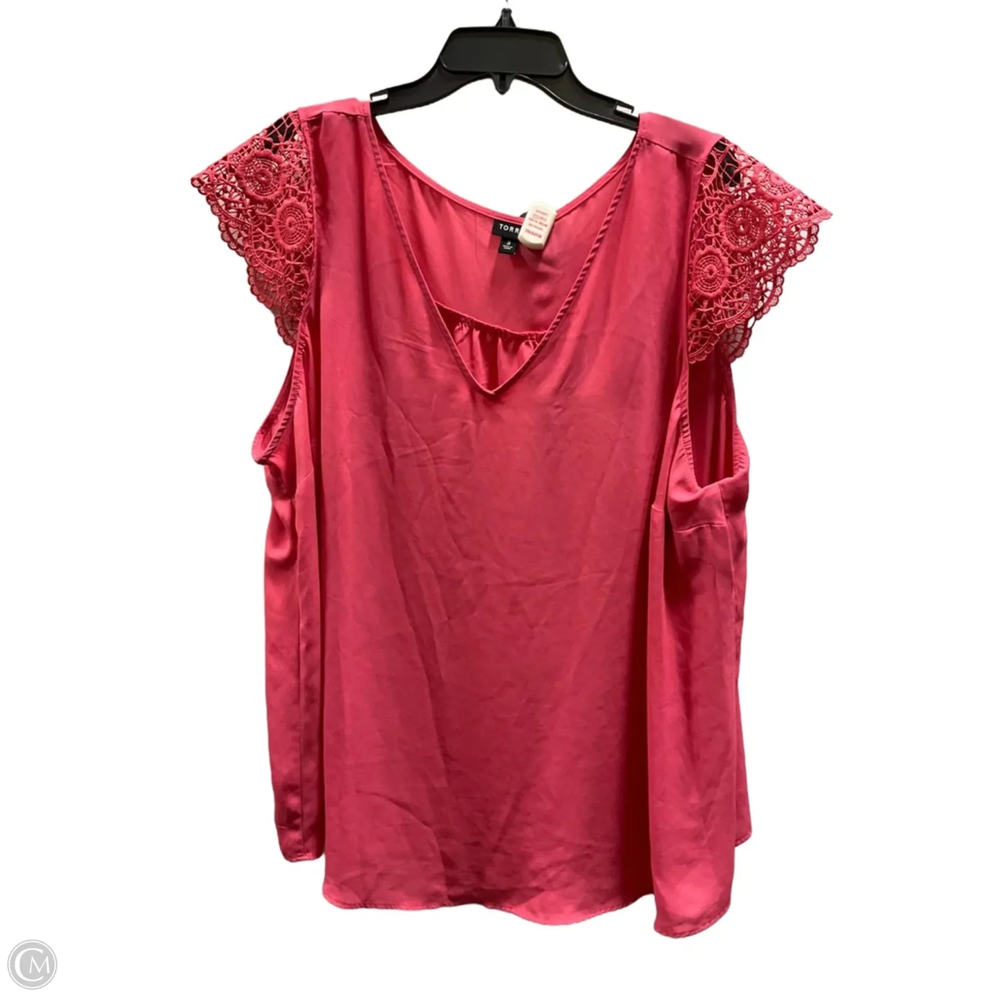 Top Short Sleeve By Torrid In Red, Size: 3x