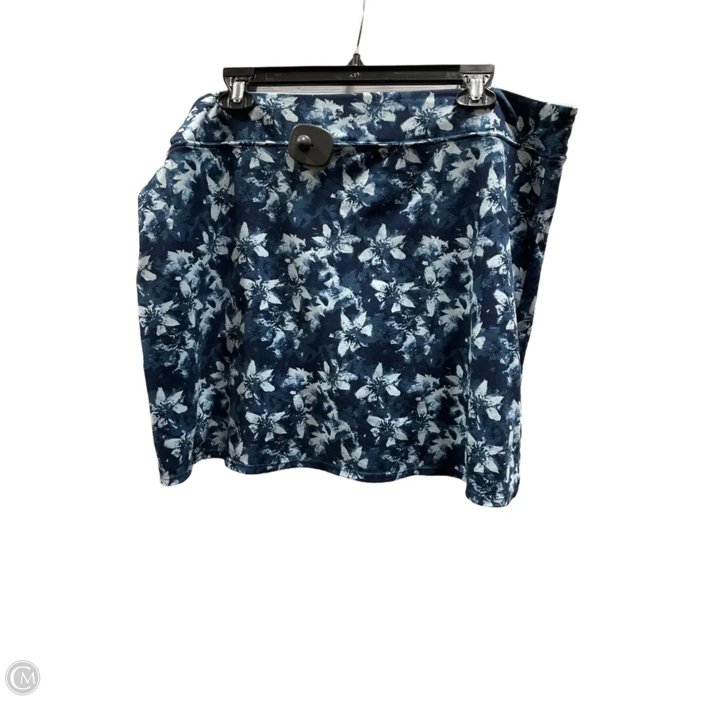 Athletic Skort By Tranquility In Blue, Size: Xxl