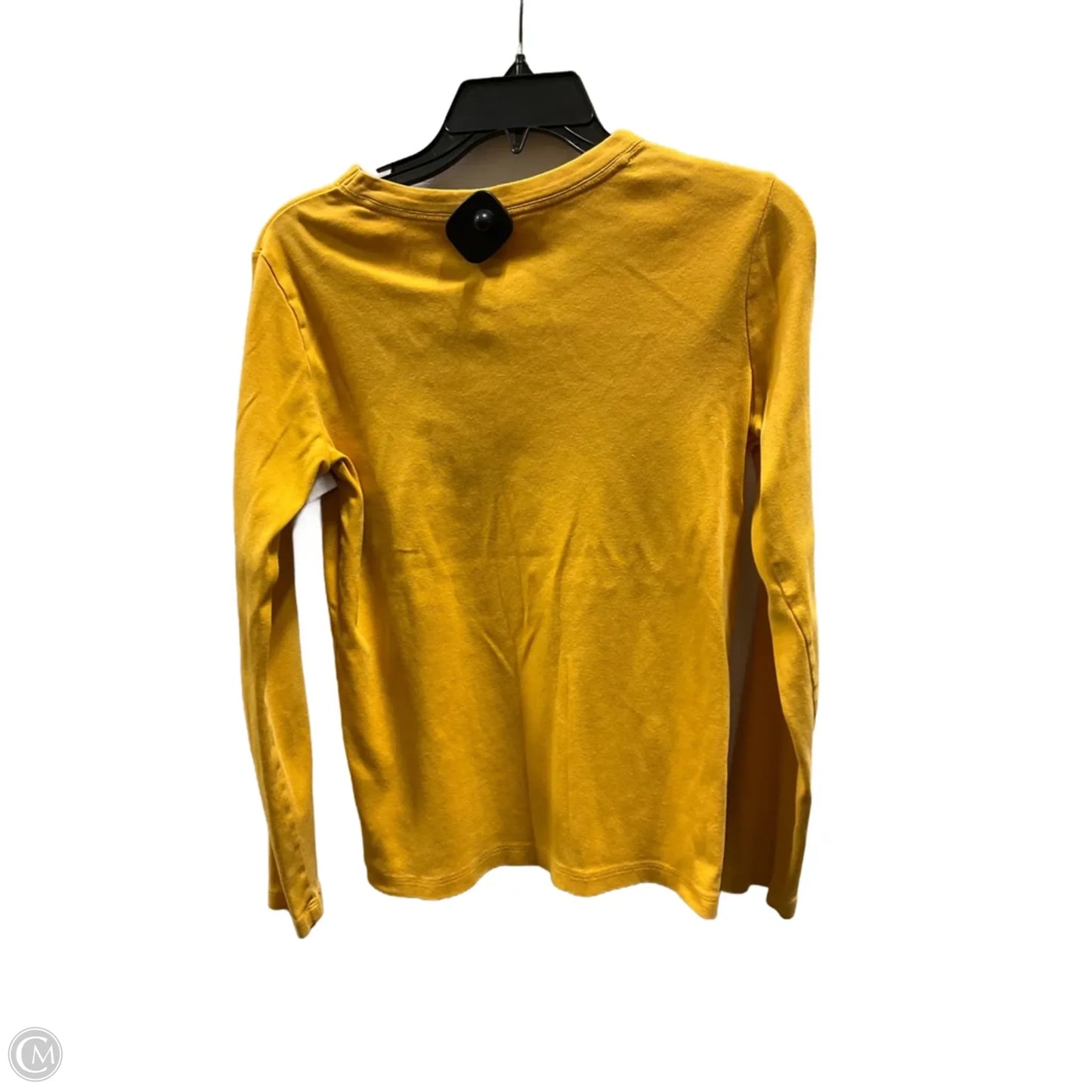 Top Long Sleeve Basic By Lands End In Gold, Size: S