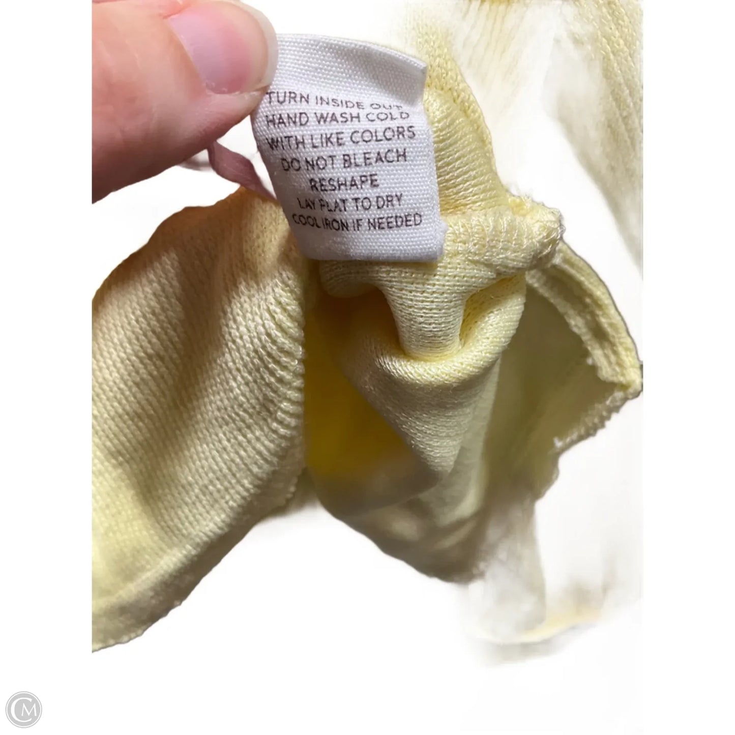 Top Long Sleeve By Blu Pepper In Yellow, Size: M