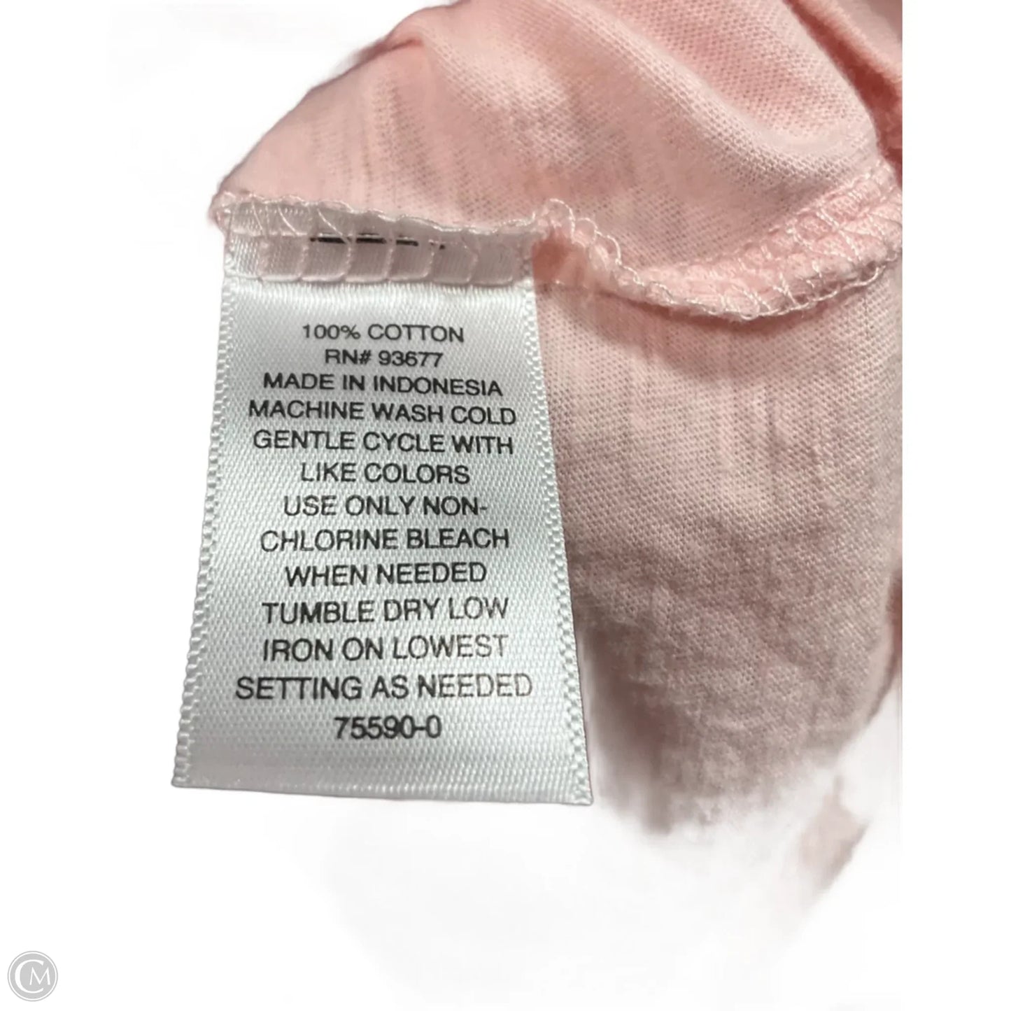 Top Short Sleeve Basic By Ana In Pink, Size: 0x