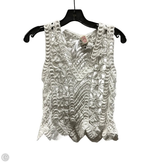 Vest Other By Clothes Mentor In White, Size: S