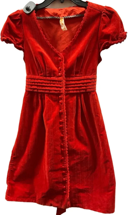 Dress Casual Midi By Maeve In Orange, Size: 0