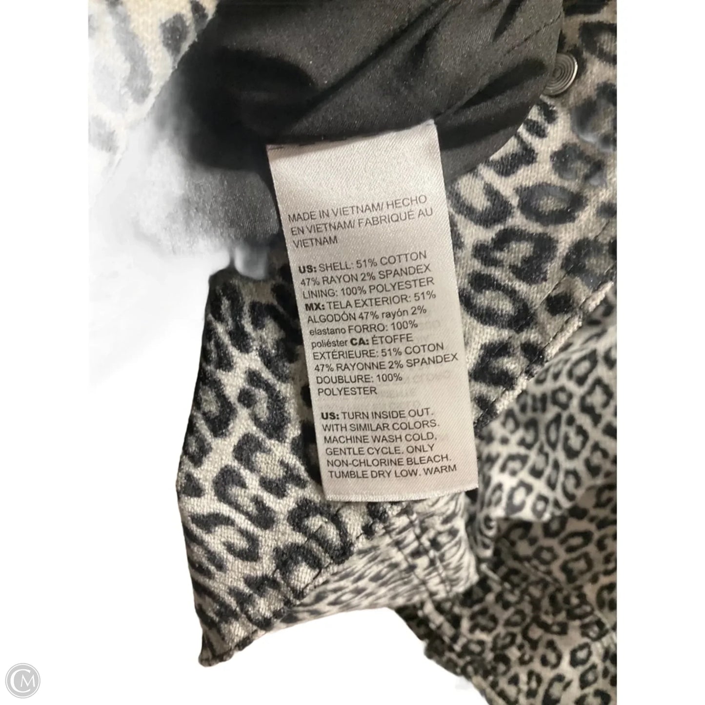 Jacket Other By Chicos In Animal Print, Size: S