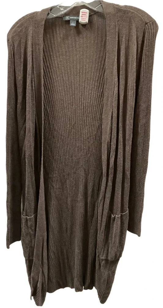 Cardigan By Inc In Brown, Size: L