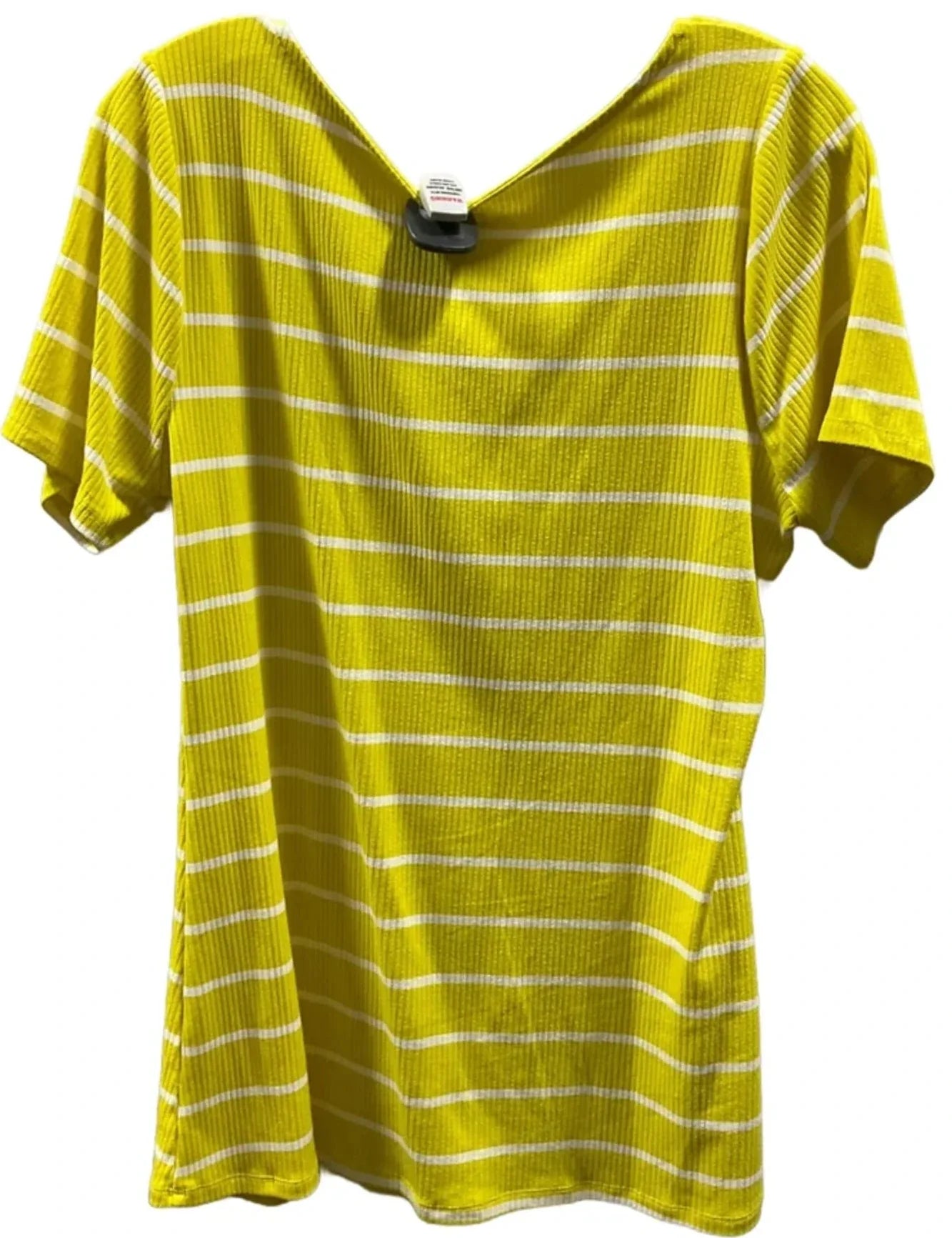 Top Short Sleeve Basic By Lane Bryant In Striped Pattern, Size: Xl