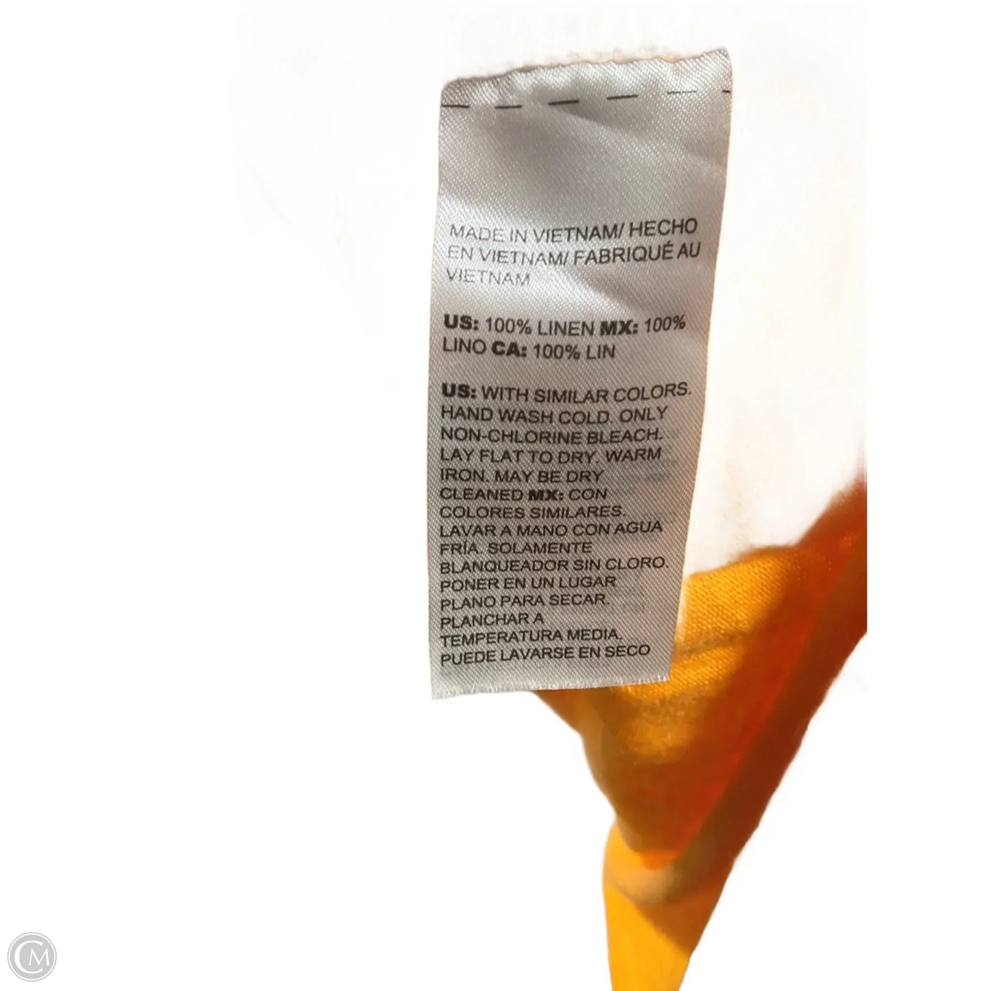 Top Short Sleeve Basic By Chicos In Orange, Size: Xl