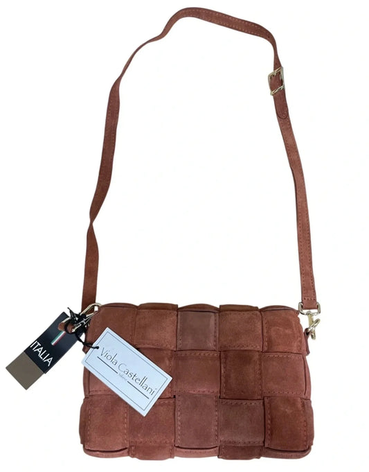 Handbag Leather By Cma, Size: Medium