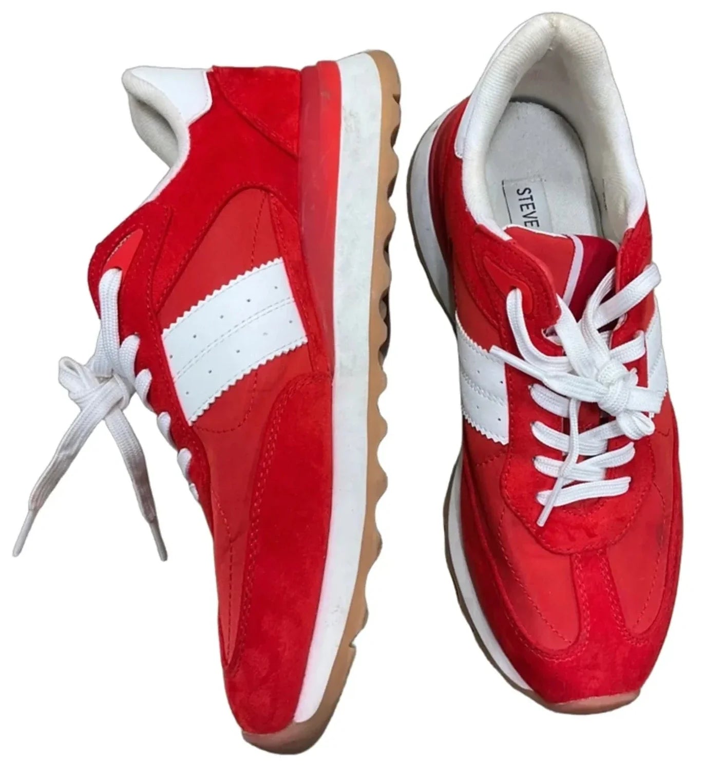 Shoes Athletic By Steve Madden In Red, Size: 7