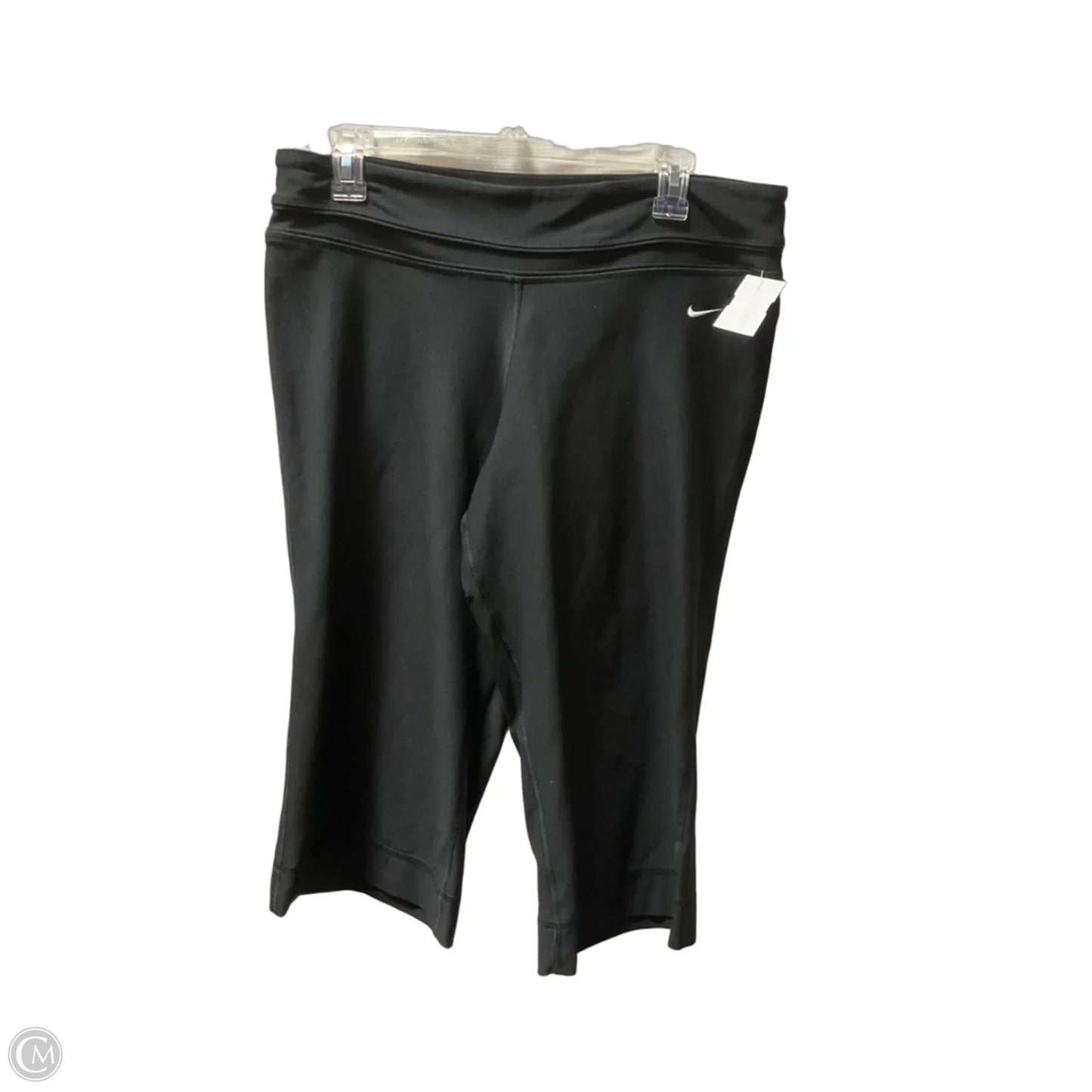 Athletic Capris By Nike In Black, Size: L