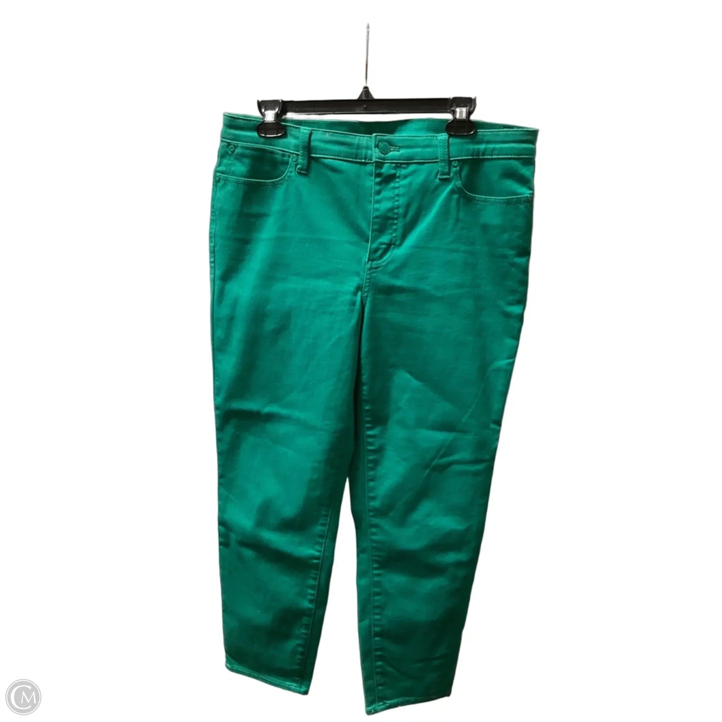 Jeans Cropped By Talbots In Green, Size: 12