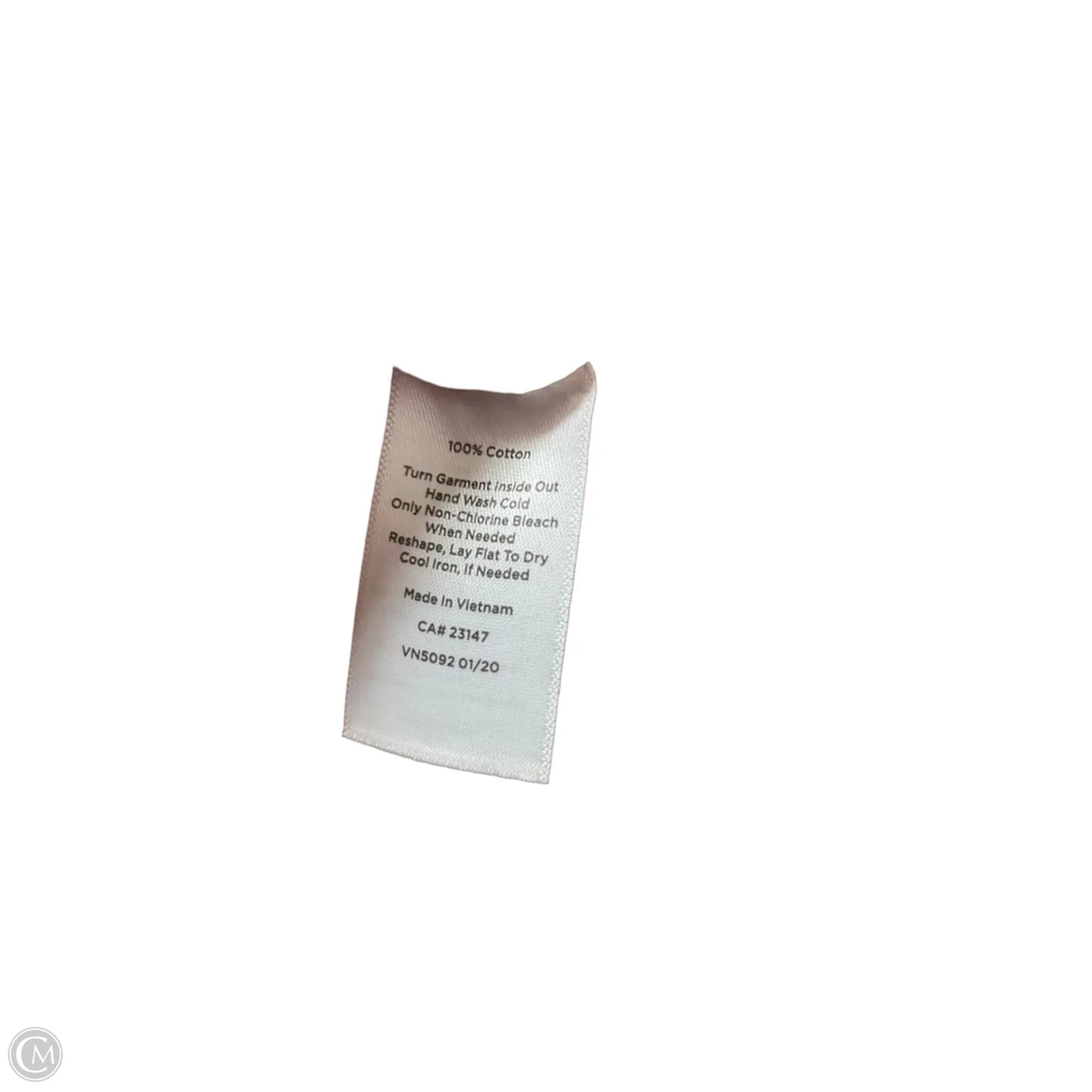 Top Short Sleeve Basic By Talbots In Orange, Size: Mp