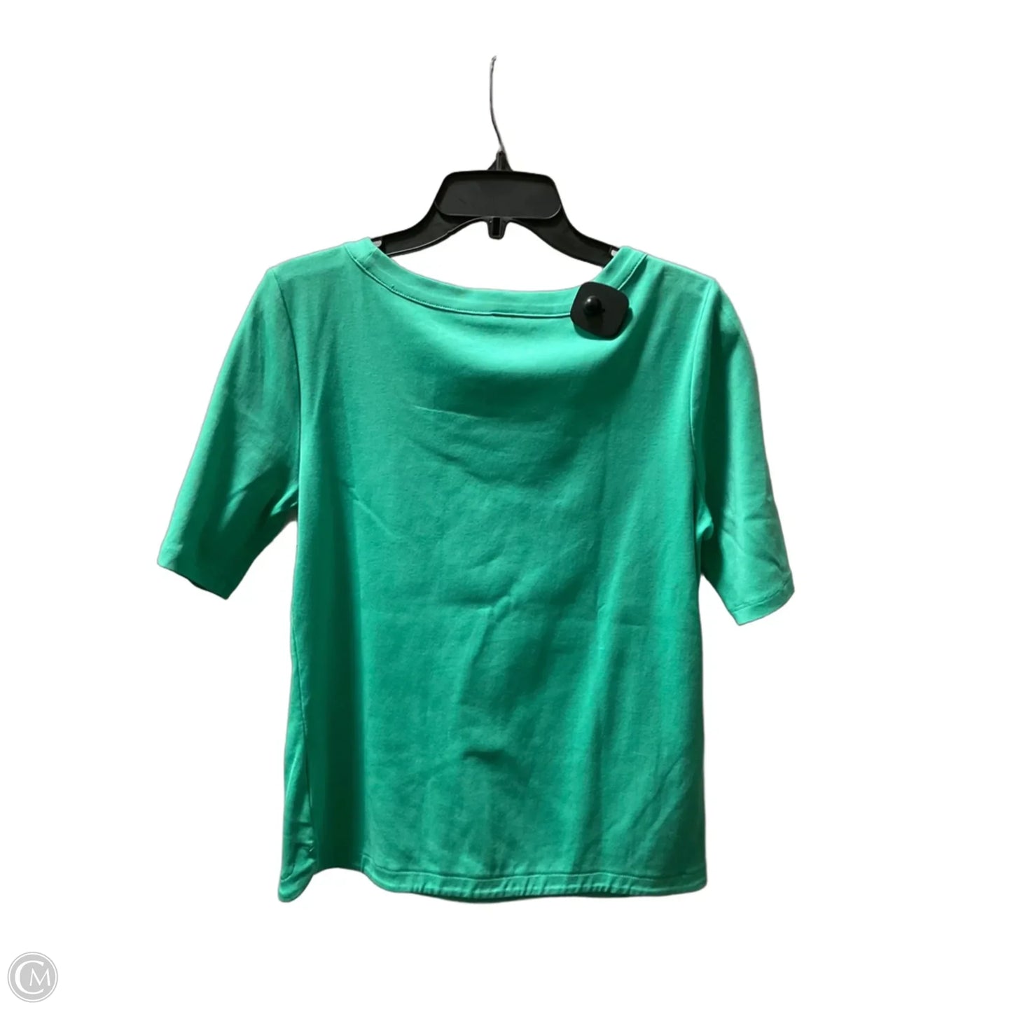 Top Short Sleeve Basic By Talbots In Green, Size: M