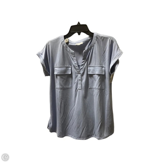 Top Short Sleeve By J. Jill In Blue, Size: S
