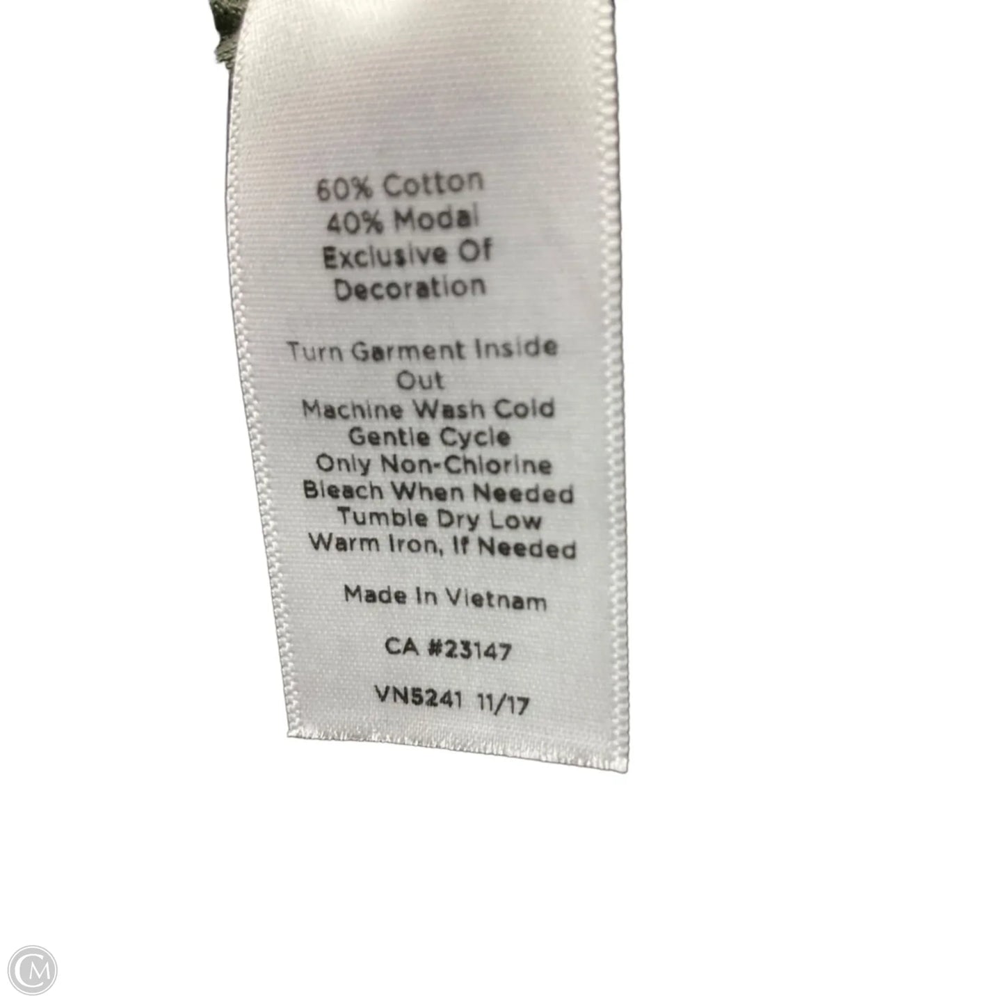 Top Short Sleeve Basic By Talbots In Green, Size: M