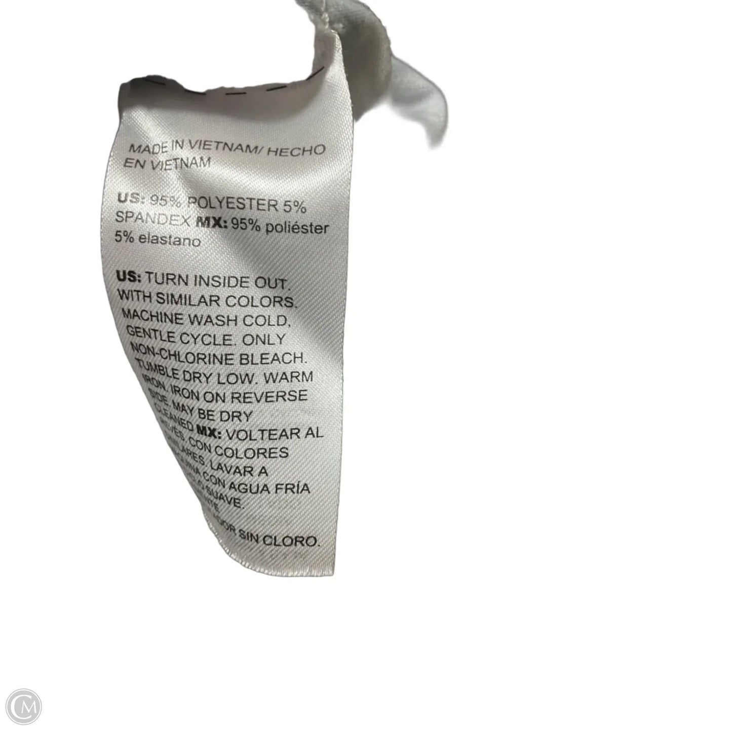 Top Short Sleeve Basic By Chicos In Tie Dye Print, Size: M