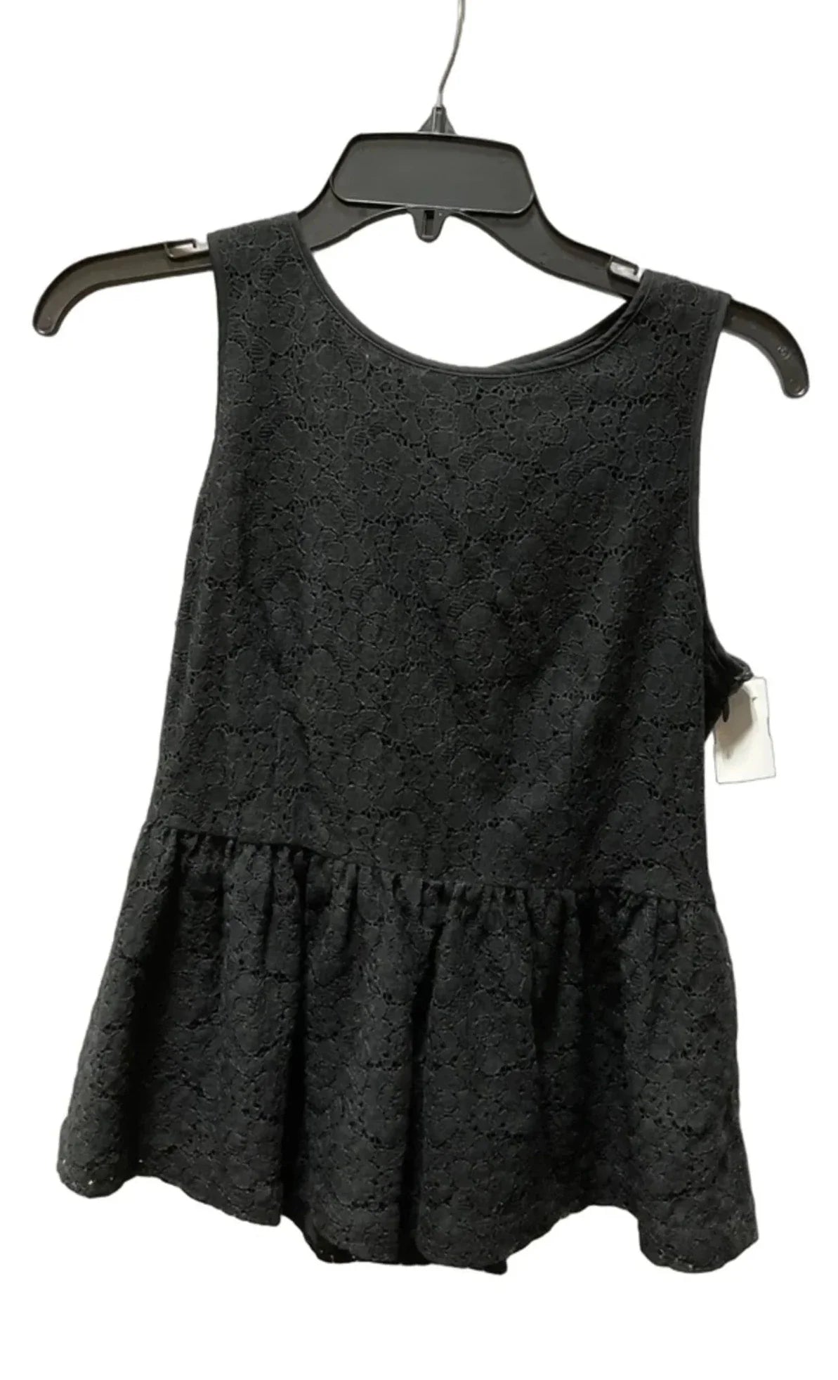 Top Sleeveless By Banana Republic In Black, Size: S