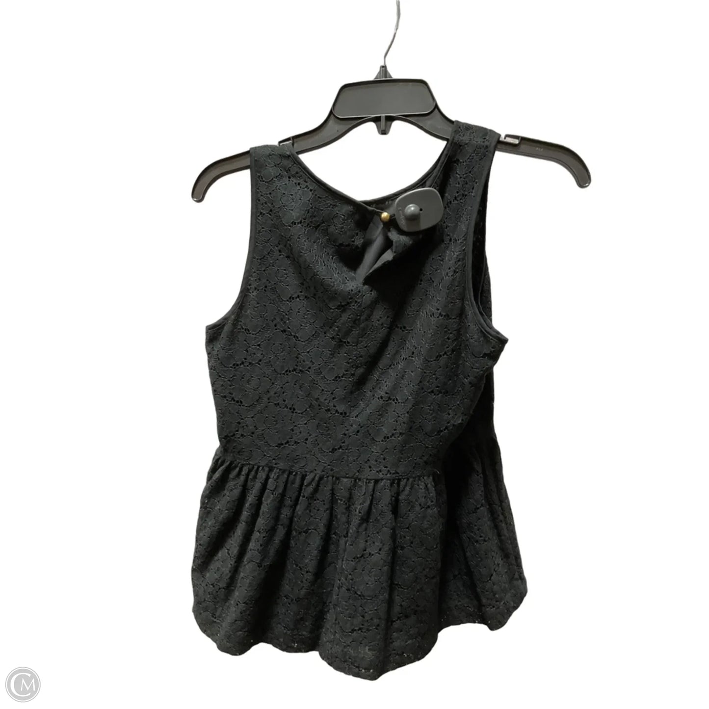 Top Sleeveless By Banana Republic In Black, Size: S