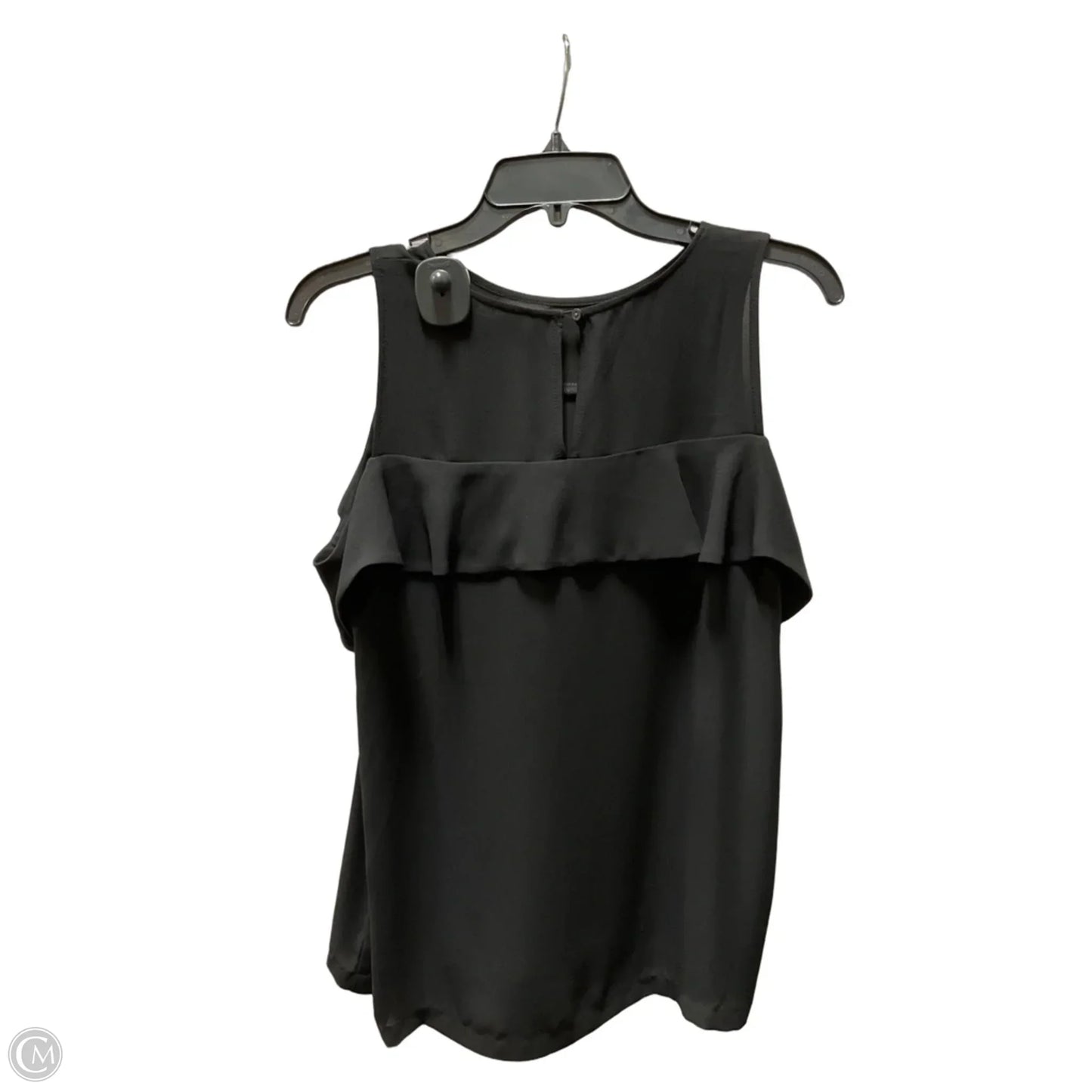 Top Sleeveless By Loft In Black, Size: S