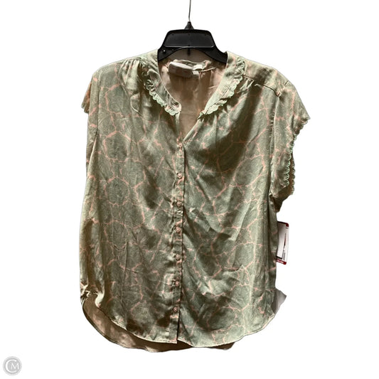 Top Short Sleeve By Joie In Paisley Print, Size: Xl