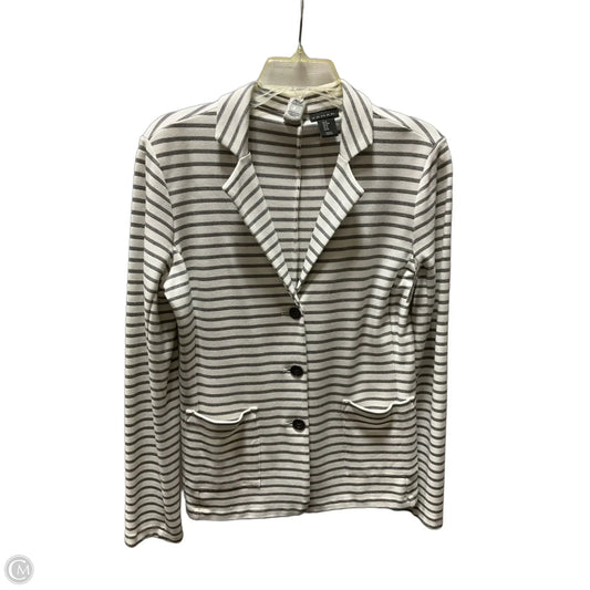 Blazer By T Tahari In Striped Pattern, Size: M