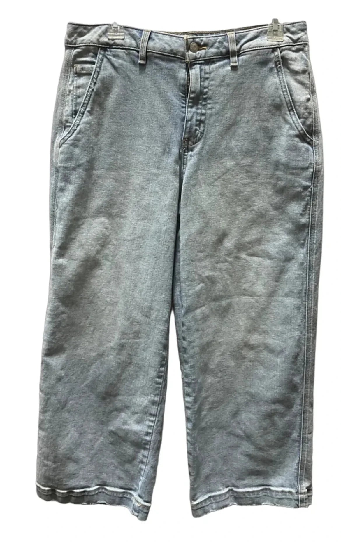 Jeans Wide Leg By L.l. Bean In Blue Denim, Size: 10p