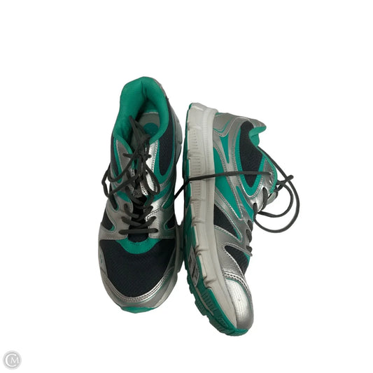 Shoes Athletic By Ryka In Green & Grey, Size: 9